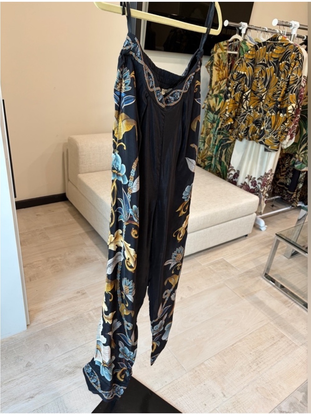 Black Flowerful Garden Pajama
Pants by Farm Rio! DT - Picture 5 of 11